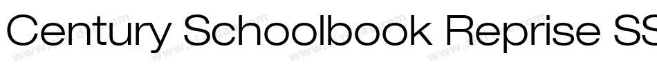 Century Schoolbook Reprise SSi Bold字体转换